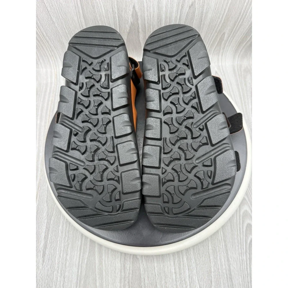 Birkenstock Mogami Terra Mens Size US 9 EU 42 Burnt Orange Black Hiking Sandals